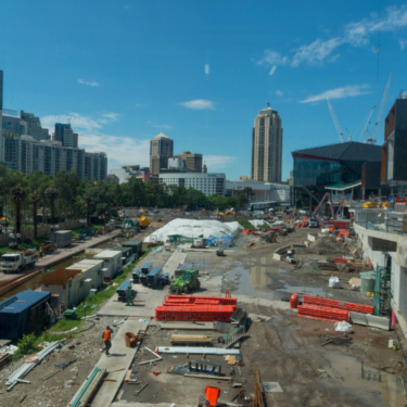 Construction site in Sydney, Australia