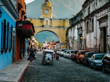 colourful photo of cars in mexico