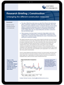 Untangling the different construction measures 
