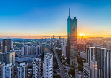 China Shenzhen skyline