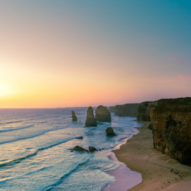 the 12 apostles at sunset