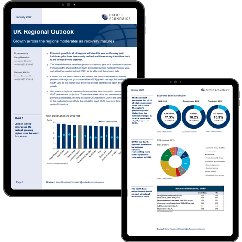Report - UK Region and LAD Forecasts