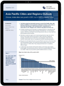 Asia Pacific Cities and Regions Outlook September 2021