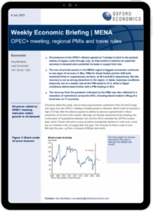 OPEC+ meeting; regional PMIs and travel rules