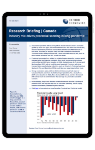 Industry mix drives provincial scarring in long pandemic - iPad