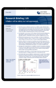 Inflation will be sticky but not oppressive - iPad