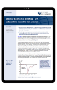 UK Data confirms modest hit from Omicron