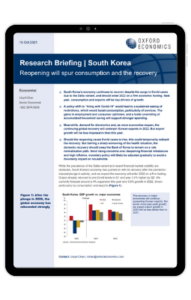 South Korea - Reopening will spur consumption and the recovery