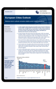 Ipad Frame - European-Cities- Medium-term-outlook-remains-stable-amid-rising-infections