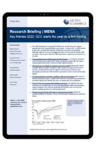 MENA | Key themes 2022: GCC starts the year on a firm footing
