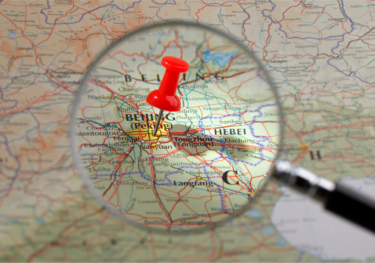 Map of Beijing China