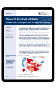 President Biden’s climate goals states with the greatest challenges - iPad