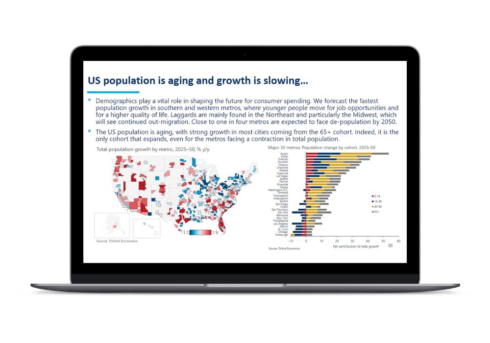 US States and Metro Service long term analysis