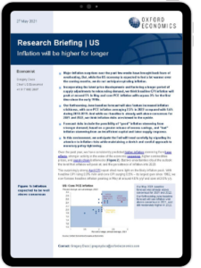 US  Inflation will be higher for longer