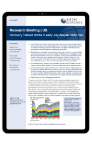 US Recovery Tracker climbs in early July despite Delta risks - iPad