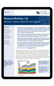 US Recovery Tracker shakes off Labor Day lull - iPad