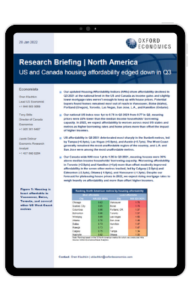 US and Canada housing affordability edged down in Q3 - iPad