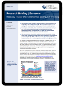 Eurozone | Recovery Tracker shows momentum stalling, not reversing