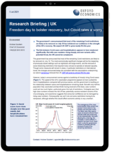 UK | Freedom day to bolster recovery, but Covid rates a worry