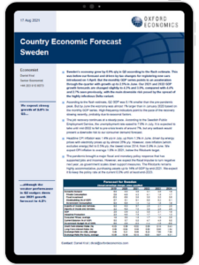 Sweden | We expect strong growth in Q3