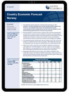 Norway | We expect growth in H2 will be driven by services