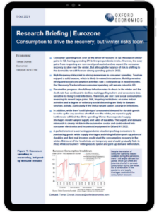 Eurozone | Consumption to drive the recovery, but winter risks loom
