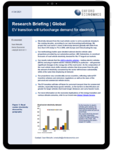 Global | EV transition will turbocharge demand for electricity