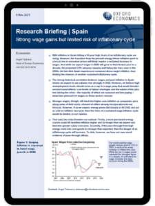 Strong wage gains but limited risk of inflationary cycle