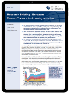 Recovery Tracker slows to a crawl heading into winter