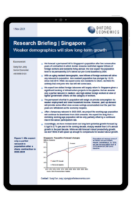 cover image for Weaker demographics will slow long-term growth