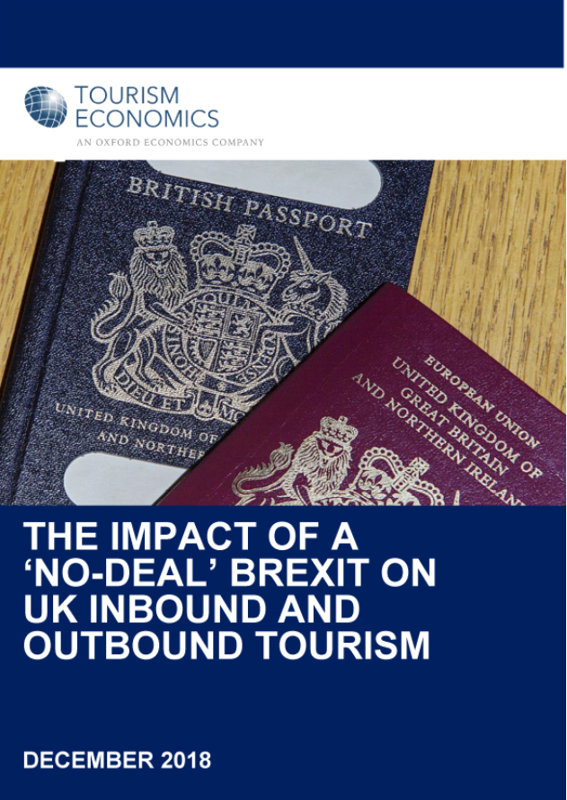 The impact of a ‘no-deal’ Brexit on travel and tourism