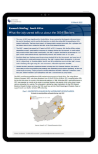What the July unrest tells us about the 2024 Elections