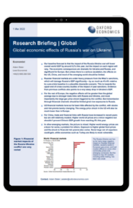 Global economic effects of Russia’s war on Ukraine