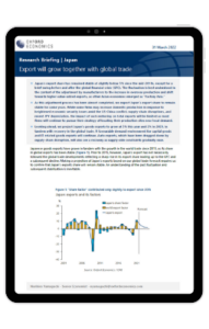 Japan | Export will grow together with global trade