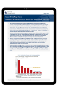 How the Ukraine war could decide the next French president