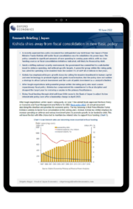 Japan: Kishida shies away from fiscal consolidation in new Basic policy