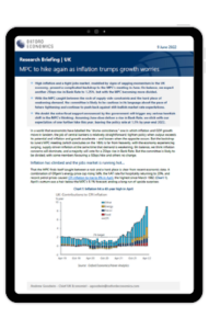 UK: MPC to hike again as inflation trumps growth worries