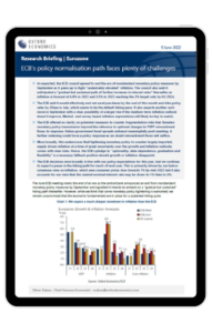 Eurozone: ECB's policy normalisation path faces plenty of challenges
