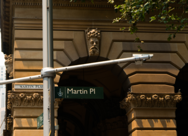 Martin Place sign