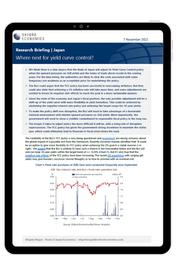 Japan: Where next for yield curve control?