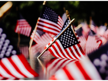 United States flags
