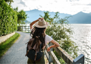 woman travelling