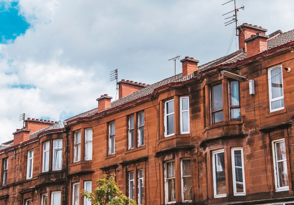 Housing in Glasgow, UK