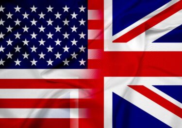 Flags of UK and US