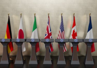 Flags of G7 countries