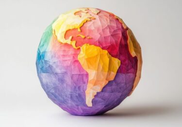 America side of the globe